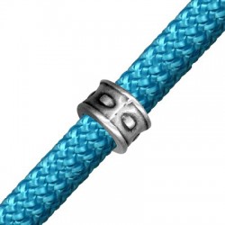Tube à motif en Métal/Zamac, 10x15mm (Ø 10mm)