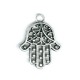 Pendentif Main de Fatima en Métal/Zamac, 25x30mm