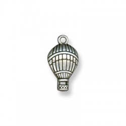 Zamak Charm Sky Balloon 13x23mm
