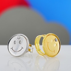 Colgante de Metal Zamak Redondo 'DWBH' 20mm