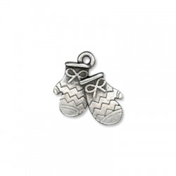 Colgante de Metal Zamak Guantes del Horno 17x18mm