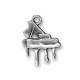Zamak Charm Piano 15x19mm