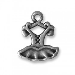 Zamak Charm Dress 12x17mm