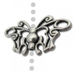 PAsador de Metal Zamak Mariposa 46x26mm (Ø2.2mm)