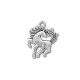 Zamak Pendant Horse 18x25mm