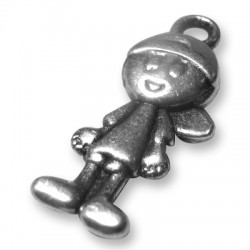 Colgante de Metal Zamak Niño 8x19mm