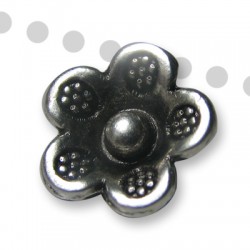 Zamak Charm Flower 9.5mm