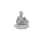 Colgante de Metal Zamak Fuego Olímpico 20x20mm
