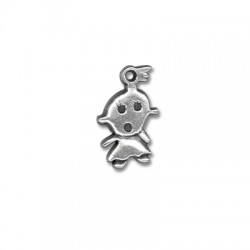 Colgante de Metal Zamak Bebé Niña 21x14mm