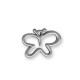 Zamak Pendant Butterfly 18x25mm