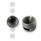 Zamak Slider with SS39 Chaton Setting Ø6.5x2mm