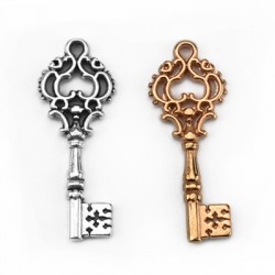 Charm in Metallo Zama Chiave 13x31mm