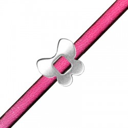 Passant Papillon en Métal/Zamac, 19x17mm (Ø 6.4mm)