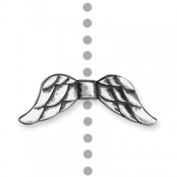 Pasador de Metal Zamak Alas de Ángel 41x15mm (Ø2.6mm)