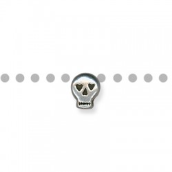 Zamak Charm Skull 11x9mm