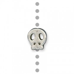 Zamak Bead Skull 13x15mm Ø1.8mm