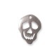 Colgante de Metal Zamak Calavera Plana 30x40mm