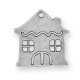 Colgante de Metal Zamak Casa 50x50mm