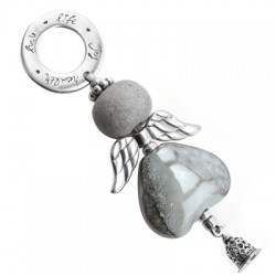 Pendentif Disque de bonne chance en Métal/Zamac, 60mm