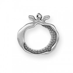 Pendentif Grenade en Métal/Zamac, 50mm