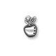 Colgante de Metal Zamak Manzana 17x5.5mm