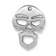 Colgante de Metal Zamak Calavera Plana 40x30mm