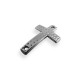 Zamak Connector Cross Curved 15x22mm