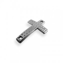 Connettore in Metallo Zama Croce Curvata 15x22mm