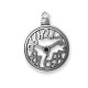 Colgante de Metal Zamak Reloj 40mm