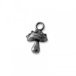 Colgante de Metal Zamak Seta 10x15mm