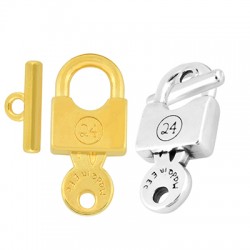 Chiusura a T in Metallo Zama Lucchetto con Chiave 16x35mm