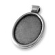 Μεταλλικό Ζάμακ Στοιχείο Οβάλ Βάση 13x18mm εσωτ. 13x18mm