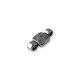 Separador de Metal Zamak Martillado con 2 Pases 15x7mm (Ø 2mm)