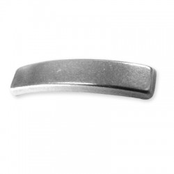 Conector de Metal Zamak Rectangular para Cordón de Caucho 3x6x29mm