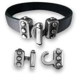 Cierre Gancho de Metal Zamak 27x15 (Ø 10.2x2.2mm)