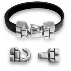 Cierre Gancho de Metal Zamak 31x14mm (Ø 10.2x2.2mm)