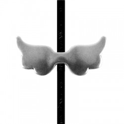 Pasador de Metal Zamak Alas de Ángel 40x13mm (Ø1.3mm)