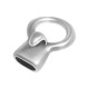Zamak Clasp Hook One Piece 33x23x4mm Ø11x5.3mm