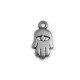 Breloque Main de Fatima en Métal/Zamac, 16x9mm (Ø 1.6mm)