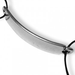 Connettore in Metallo Zama Targhetta Curvata 11x52mm
