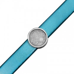 Zamak Slider Round 14mm with SS48 Flatback Setting Ø10.5x2.7mm