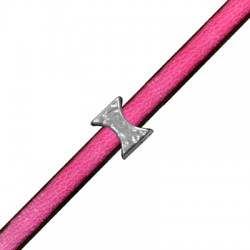 Passant Sablier en Métal/Zamac, 7.5x9mm (Ø 5.5x2.5mm)