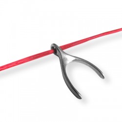 Zamak Pendant Wishbone 15x24mm