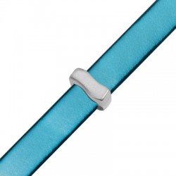 Μεταλλικό Ζάμακ Περαστό 'S' Παζλ 7x15mm Ø10.5x2.5mm
