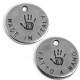 Colgante de Zamak Logo "Made in Italy - Fatto a Mano" 13mm