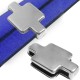 Passante in Metallo Zama '+' Puzzle 14x24mm (Ø 20.5x2.5mm)