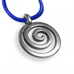 Ciondolo in Metallo Zama Spirale 18x23mm (Ø 2.8mm)