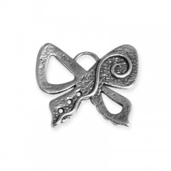 Colgante de Metal Zamak Mariposa 44x39mm