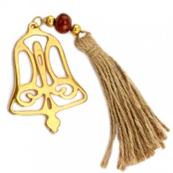 Pendentif Cloche en Métal/Zamac, 56x77mm