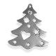 Ciondolo in Zama Albero di Natale 54x60mm